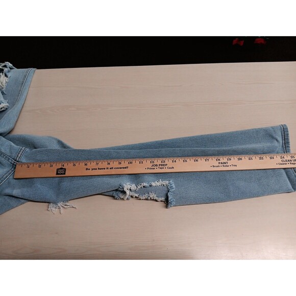 NWT Great Smoky Los Angeles Crop Jeans Size 3 Ripped Leg Stretch Slim High Rise - Picture 8 of 8